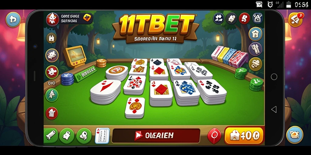 Tampilan gameplay menarik dari 11TBET saat bermain Gaple.
