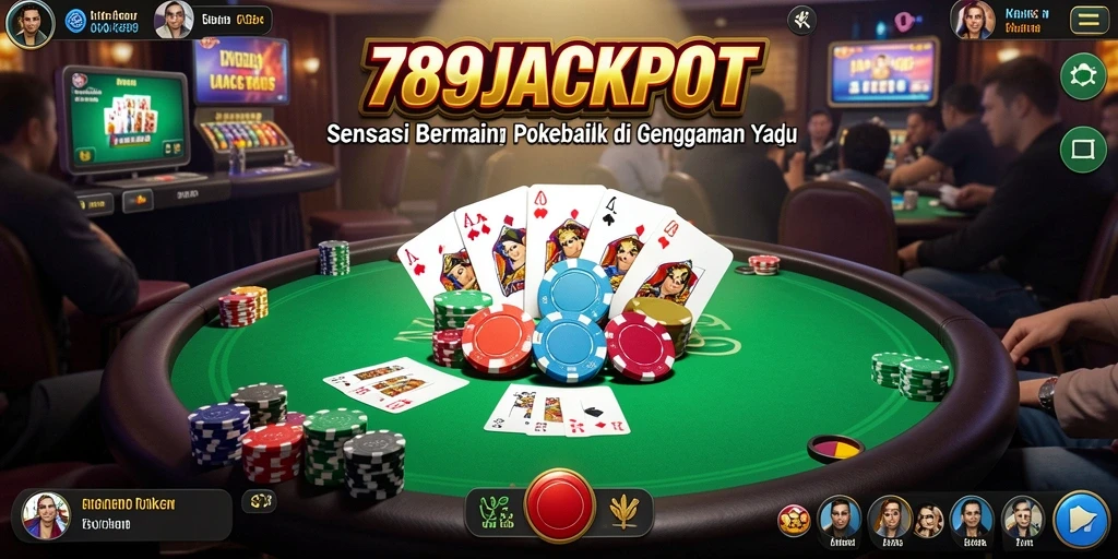 Screenshot menunjukkan gameplay seru dalam permainan Poker.