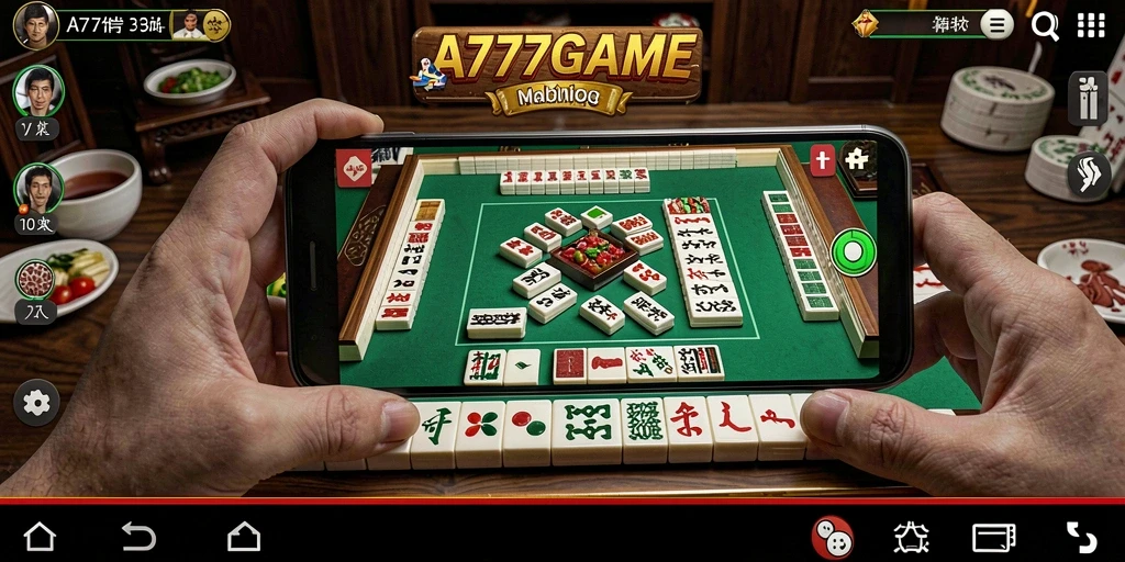 Tampilan gameplay A777GAME yang menarik dalam Mahjong.