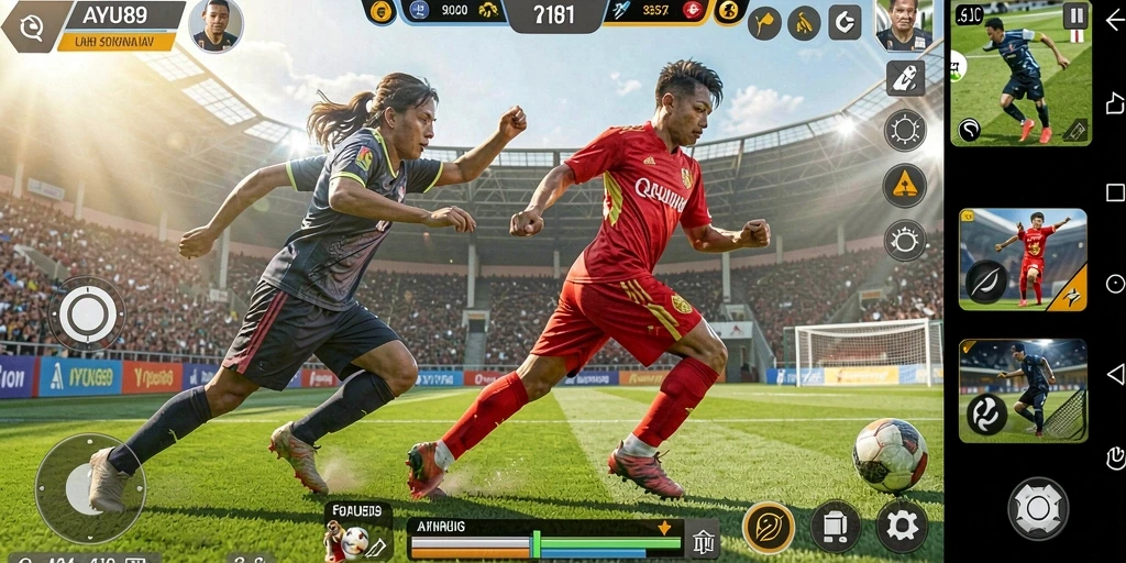 Screenshot AYU89 menampilkan gameplay yang seru dan interaktif dalam olahraga.