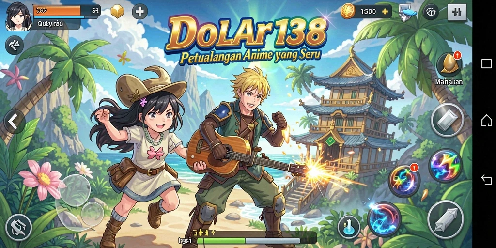 Tangkapan layar <strong>DOLAR138</strong> menampilkan karakter anime dalam aksi seru.