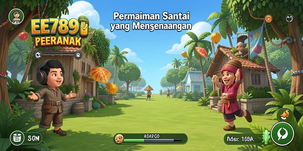 Tangkapan layar EE789 menunjukkan gameplay yang menarik dan penuh warna.
