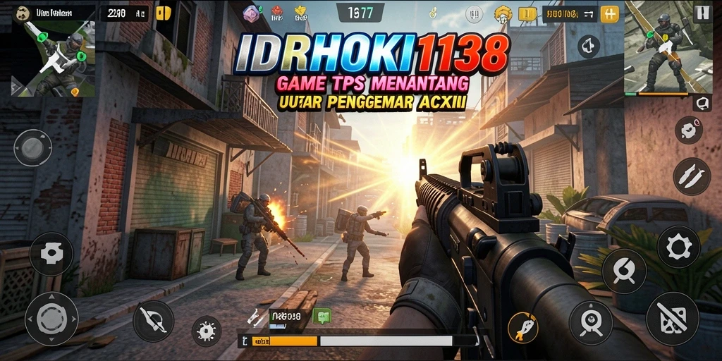 Screenshot gameplay IDRHOKI138 menampilkan aksi tempur yang seru.