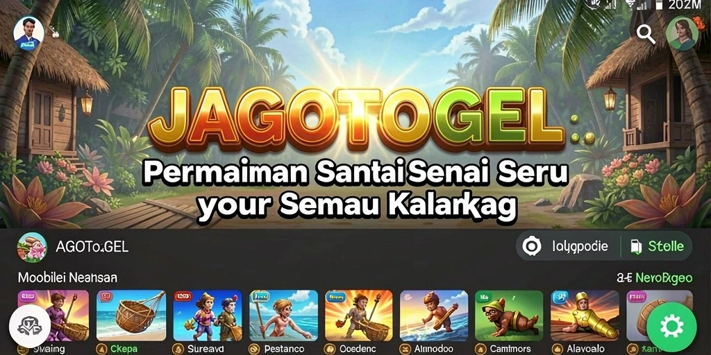 Tampilan utama gameplay JAGOTOGEL yang menarik dan interaktif.