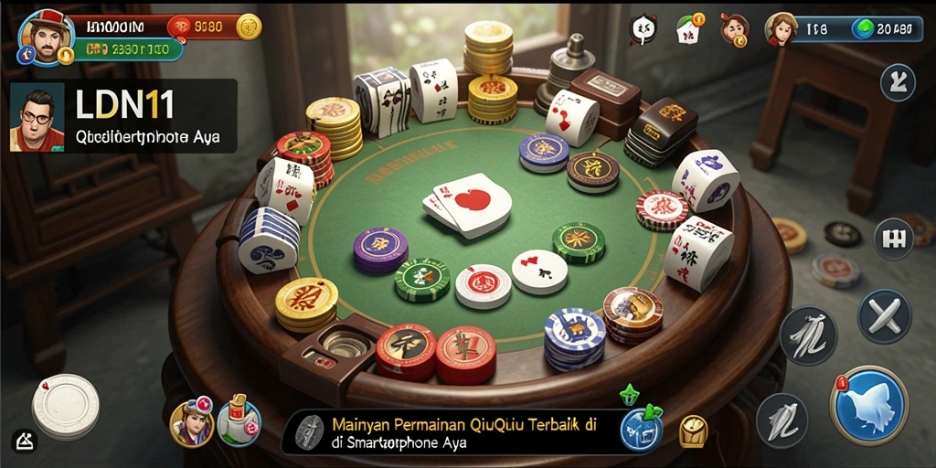 Screenshot LDN11 menampilkan gameplay seru QiuQiu.