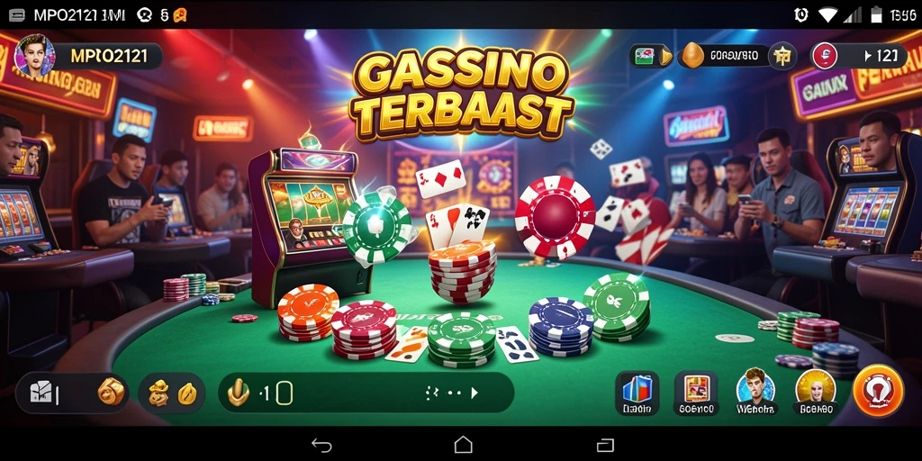 Tampilan gameplay seru di MPO2121, menampilkan aksi taruhan kasino yang mengasyikkan.