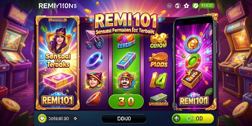 Tampilan menarik dari gameplay Slot di REMI101.