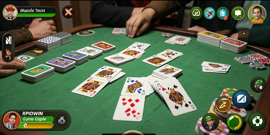 Tampilan gameplay Gaple di RPIDWIN yang menarik.