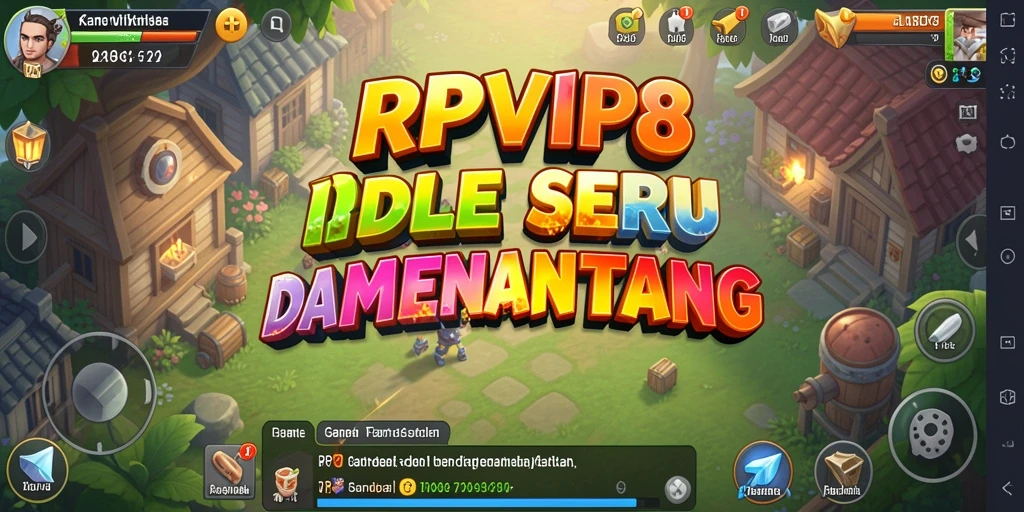 Tangkapan layar RPVIP8 menampilkan gameplay Idle yang menarik dan menantang.
