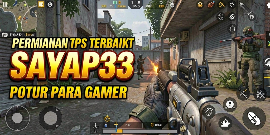 Tangkapan layar SAYAP33 menunjukkan aksi tembak-menembak yang intens di lokasi menarik.