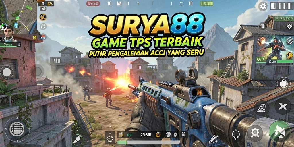 Tampilan gameplay seru dari SURYA88 dengan aksi tembak-menembak yang mendebarkan.