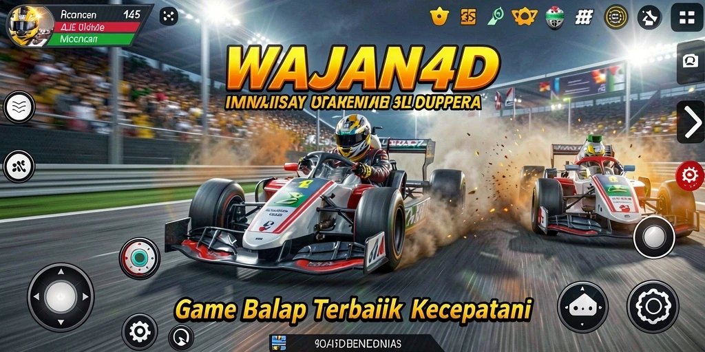 Gameplay balap seru dengan grafik menakjubkan di WAJAN4D.